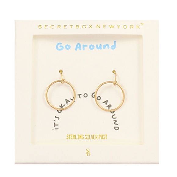 Circle Dangle Earrings - Picture 1 of 1